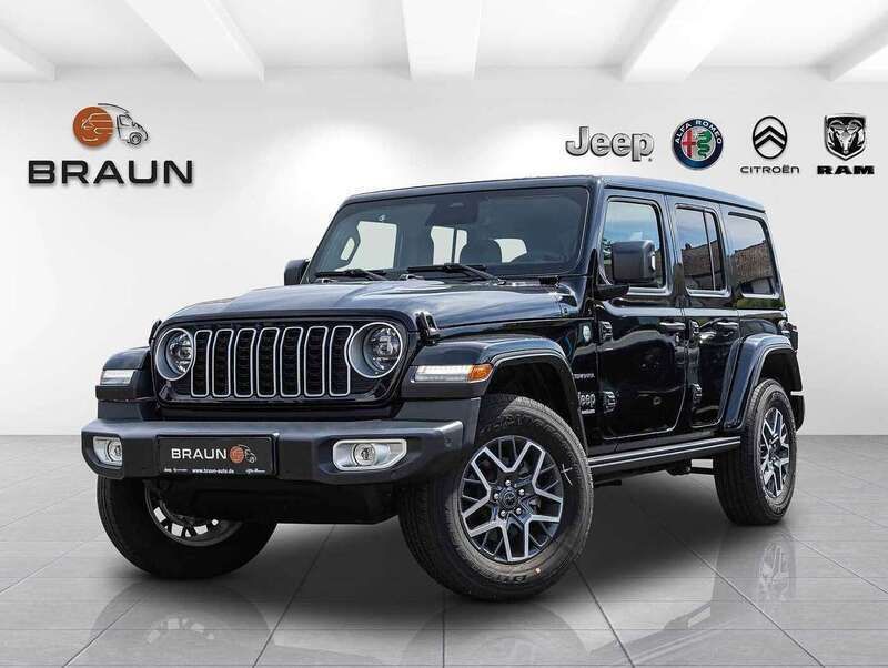 Schwarz Gebraucht 2024 Jeep Wrangler Sahara SUV | 58.850 € (Fairer Preis) - Bild 1/4