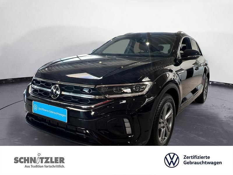 Schwarz Gebraucht 2025 VW T-Roc R-line SUV | 30.650 € (Superpreis) - Bild 1/3