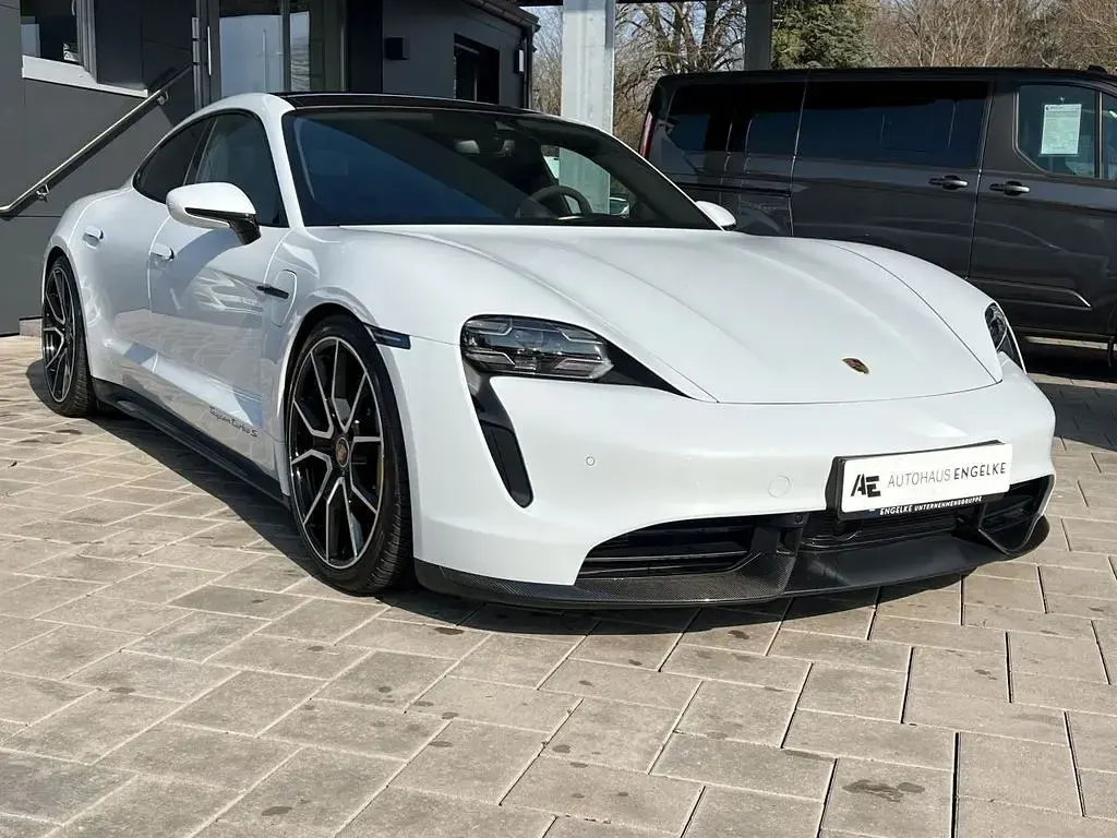 Gebraucht Porsche Taycan Turbo S 559 kW (761 PS) 2022 Weiß Limousine