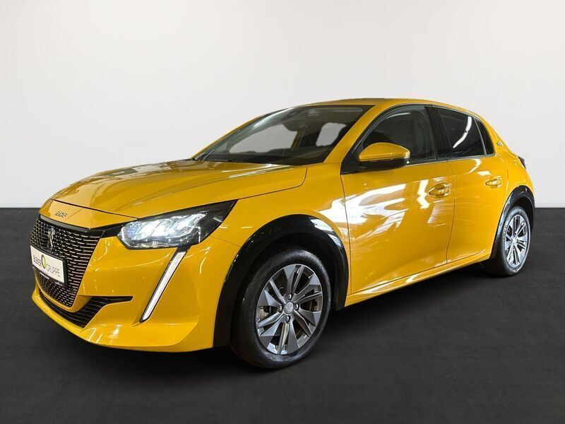 Faro gelb Gebraucht 2021 Peugeot e-208 Allure Kleinwagen | 14.980 € (Fairer Preis) - Bild 1/4