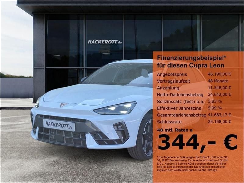 Weiss Gebraucht 2025 Cupra Leon VZ Kombi | 41.980 € (Guter Preis) - Bild 1/4