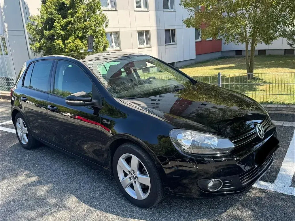 Gebraucht VW Golf VI Team 122 PS (89 kW) 2010 Schwarz Limousine