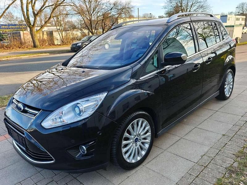 Gebraucht Ford Grand C-Max Titanium 125 PS (91 kW) 2013 Pantherschwarz metallic Van / Kleinbus