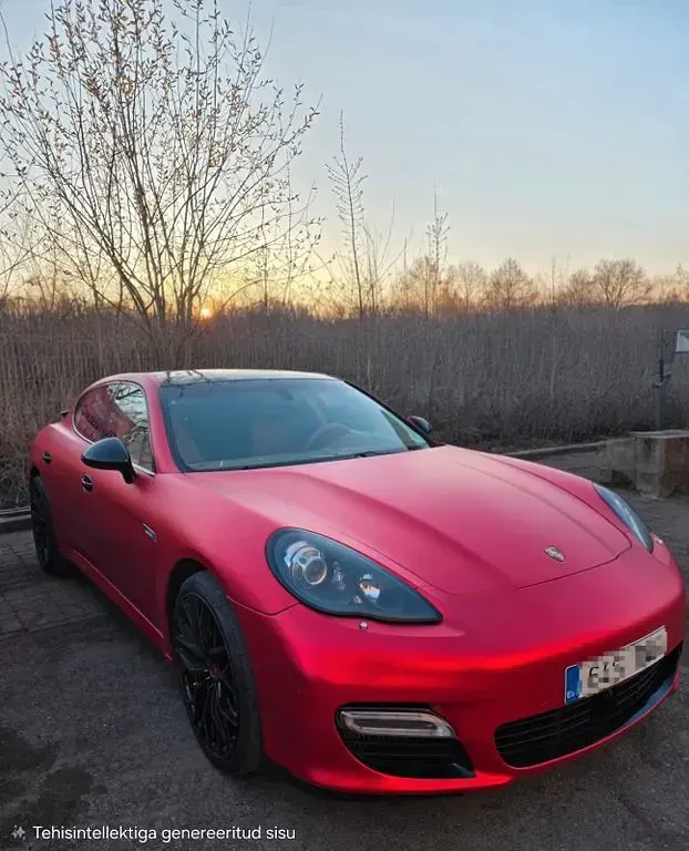 Gebraucht Porsche Panamera Turbo 500 PS (367 kW) 2011 Rot Kleinwagen