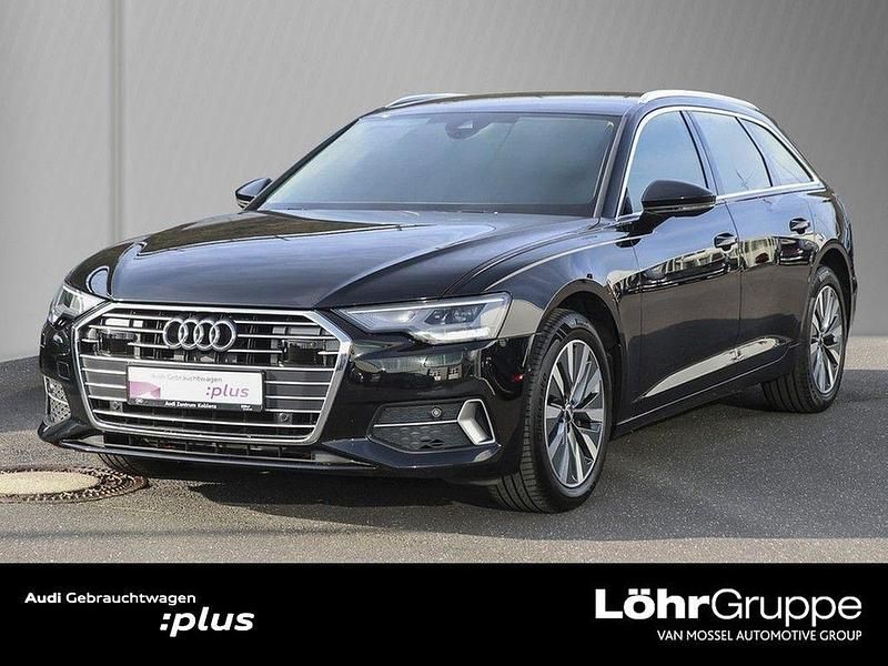 Mythosschwarz metallic Gebraucht 2021 Audi A6 Ambiente Kombi | 29.980 € (Superpreis) - Bild 1/4
