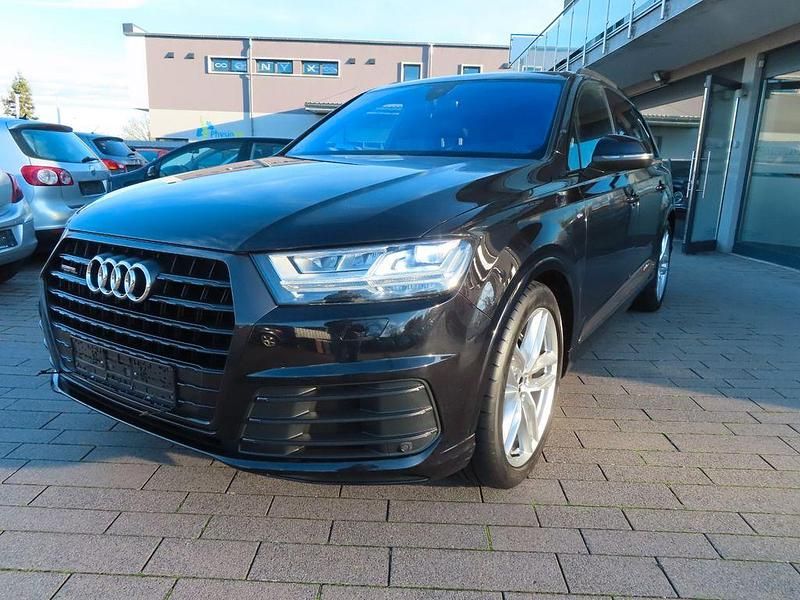 Schwarz Gebraucht 2017 Audi Q7 S-Line SUV | 29.980 € (Teuer) - Bild 1/4