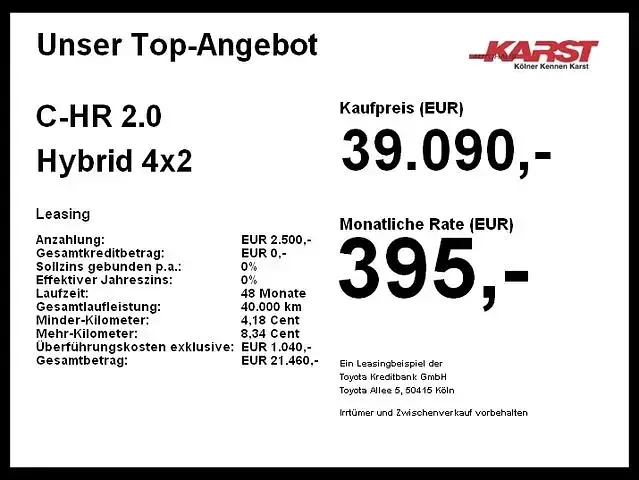 Gebraucht Toyota C-HR 197 PS (144 kW) 2024 Othercolor SUV
