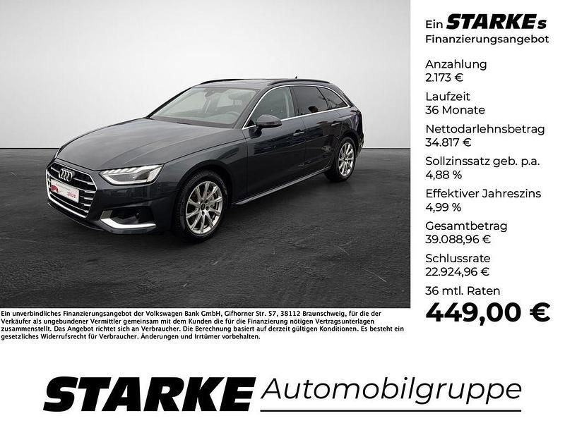 Manhattangrau metallic Gebraucht 2023 Audi A4 Advanced Plus Kombi | 36.990 € (Etwas zu teuer) - Bild 1/4