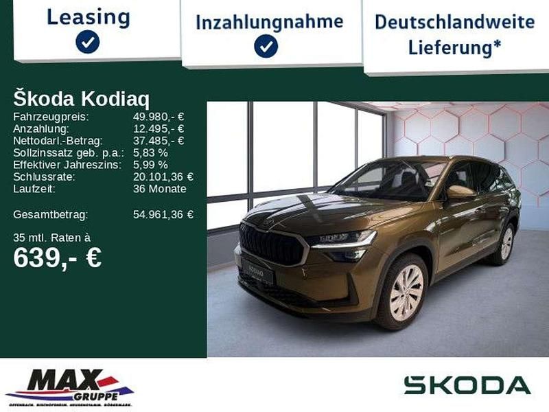Gold Neu 2024 Skoda Kodiaq Selection SUV | 49.980 € (Teuer) - Bild 1/3