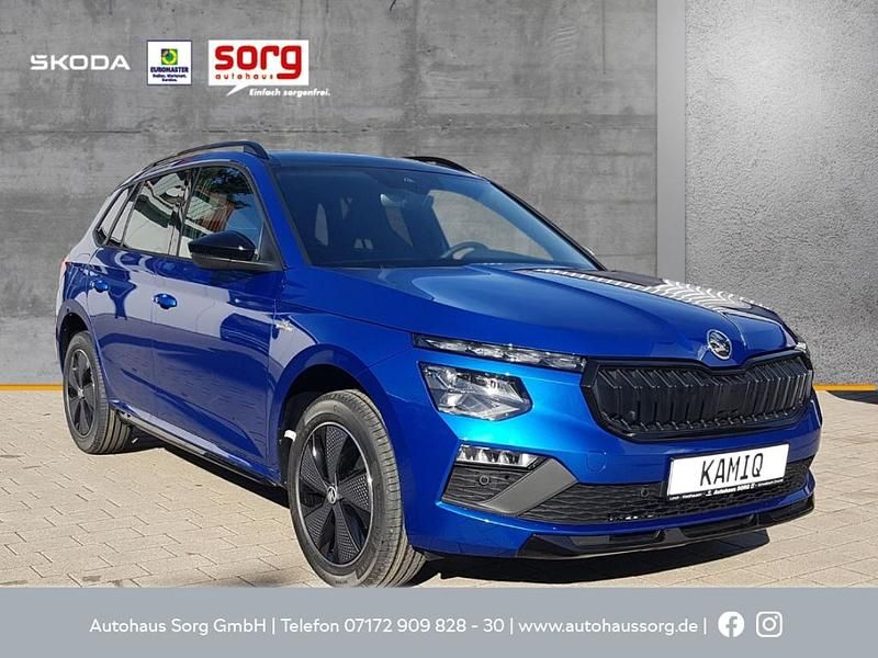 Blau Neu 2025 Skoda Kamiq Monte Carlo SUV | 30.790 € (Fairer Preis) - Bild 1/4