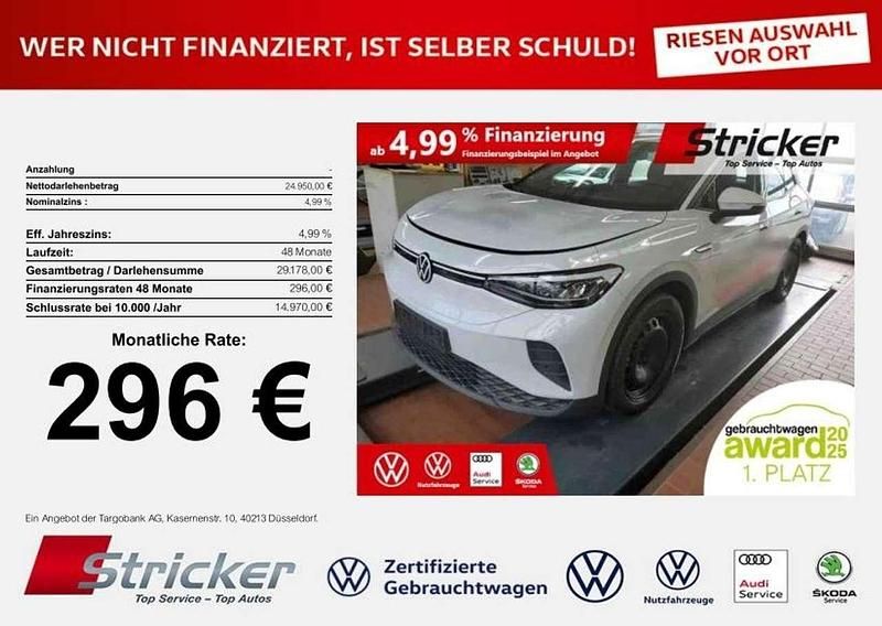 Weiß Gebraucht 2021 VW ID.4 Pro Performance SUV | 24.949 € (Guter Preis) - Bild 1/3