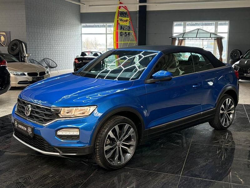Gebraucht VW T-Roc Cabriolet Style 150 PS (110 kW) 2020 Blau Cabrio