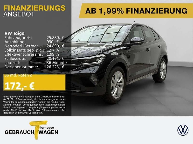 Schwarz Gebraucht 2024 VW Taigo Goal SUV | 25.880 € (Etwas zu teuer) - Bild 1/4