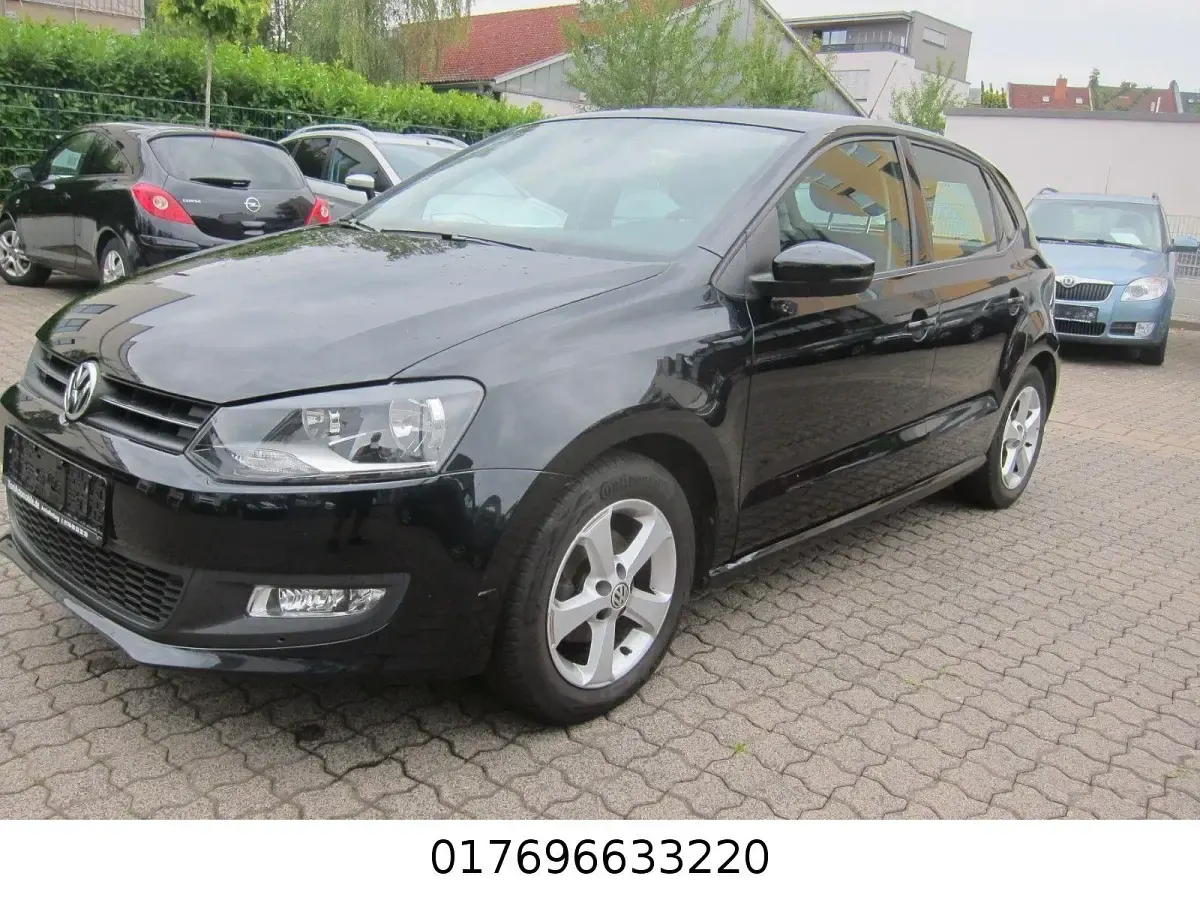 Gebraucht VW Polo Comfortline 86 PS (63 kW) 2011 Schwarz Kleinwagen