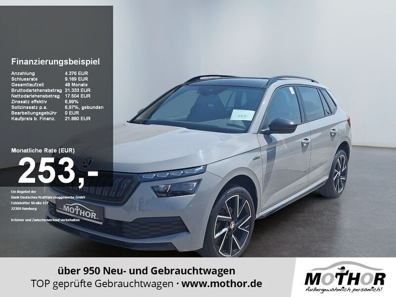 Grau Gebraucht 2020 Skoda Kamiq Monte Carlo SUV | 21.430 € (Etwas zu teuer) - Bild 1/4
