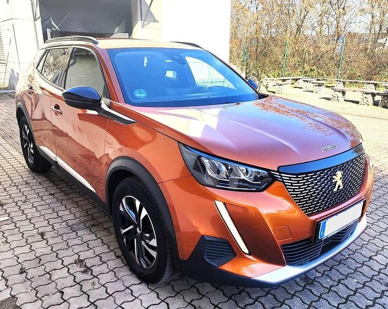 Gebraucht Peugeot 2008 Allure 101 PS (74 kW) 2022 Orange SUV