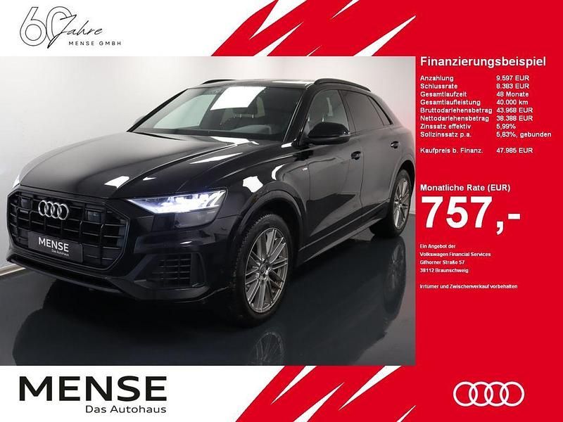 Orcaschwarz Gebraucht 2018 Audi Q8 Design SUV | 47.985 € (Fairer Preis) - Bild 1/4