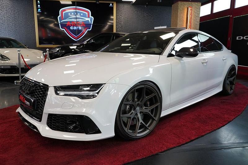Gletscherweiss Gebraucht 2018 Audi RS7 Sportback Performance Kleinwagen | 71.700 € (Superpreis) - Bild 1/4