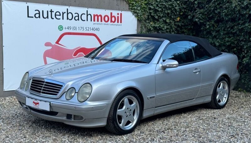 Silber Gebraucht 2001 Mercedes CLK320 Elegance Cabrio | 4.990 € (Superpreis) - Bild 1/4