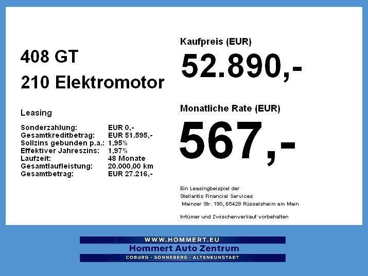 Neu Peugeot 408 GT GTi 156 kW (213 PS) 2025 Selenium grau Limousine