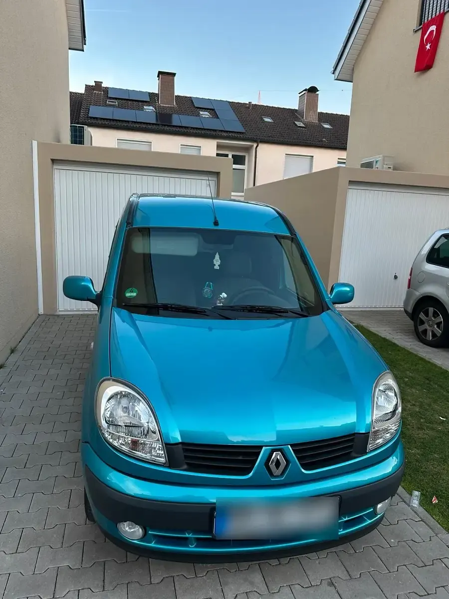 Gebraucht Renault Kangoo 93 PS (68 kW) 2008 Blau Van / Kleinbus