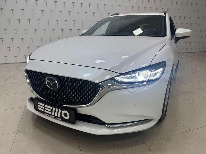 Weiß Gebraucht 2022 Mazda 6 Sports-Line Kombi | 18.900 € (Fairer Preis) - Bild 1/4