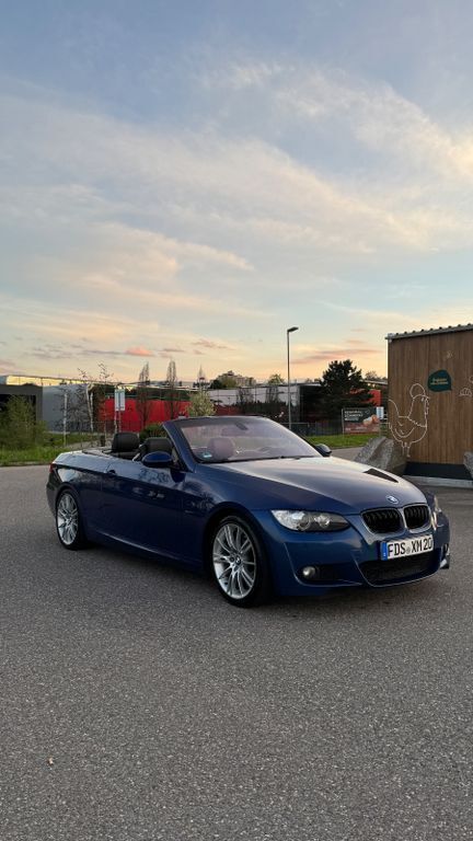 Blau Gebraucht 2008 BMW 320 Cabriolet M Performance Cabrio | 9.500 € (Guter Preis) - Bild 1/4