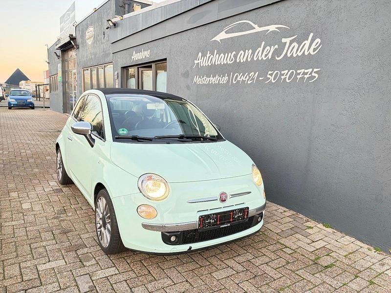 Colore (lattementa grün Gebraucht 2014 Fiat 500 Cabrio | 4.999 € (Superpreis) - Bild 1/4