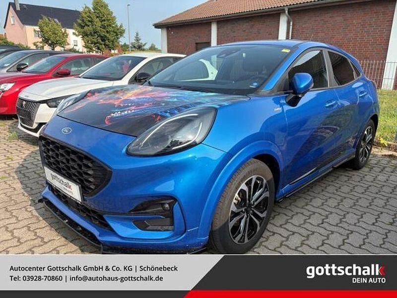 Blau Gebraucht 2021 Ford Puma Limousine | 16.990 € (Superpreis) - Bild 1/3