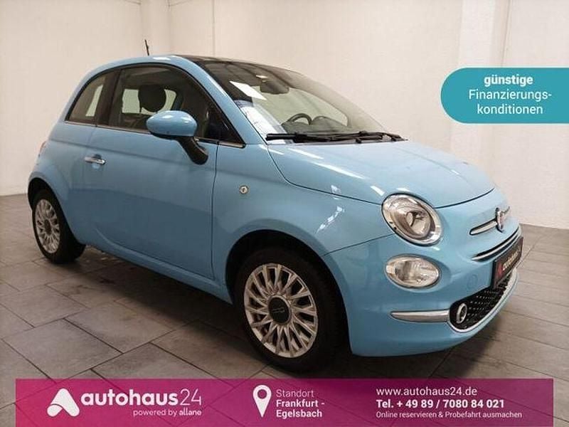 Gebraucht Fiat 500 Lounge 69 PS (50 kW) 2017 Blau Limousine