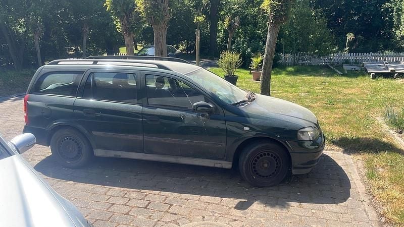 Gebraucht Opel Astra 2001 Grün Kombi