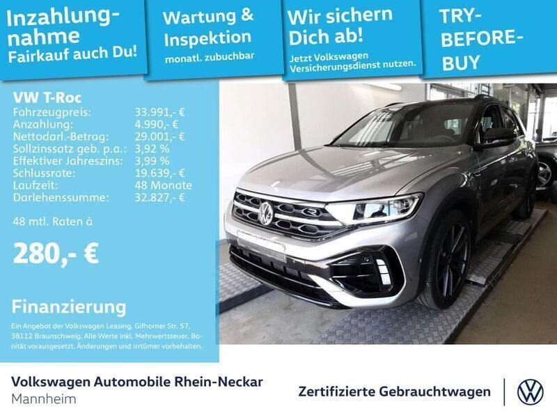 Pyrit silber metallic Gebraucht 2022 VW T-Roc R SUV | 33.991 € (Fairer Preis) - Bild 1/2