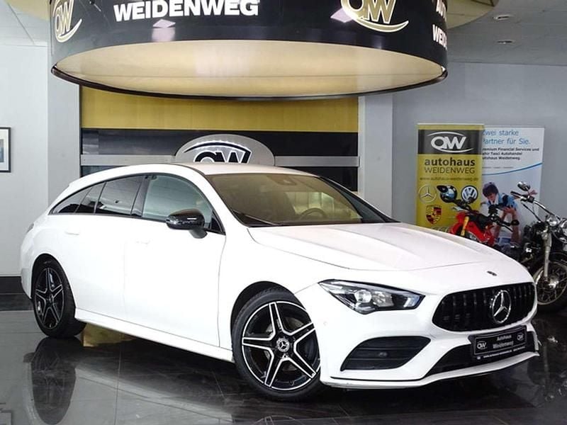 Gebraucht Mercedes CLA180 Shooting Brake AMG 136 PS (100 kW) 2019 Weiß Kombi