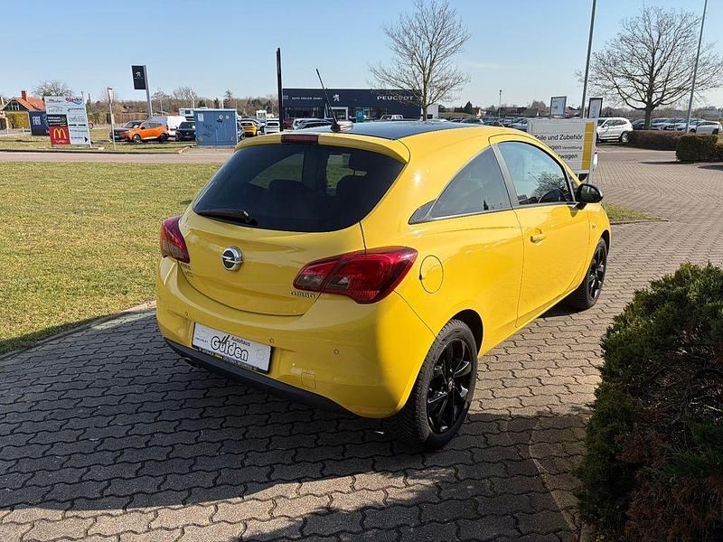 Gebraucht Opel Corsa Color Edition 101 PS (74 kW) 2017 Gelb Kleinwagen