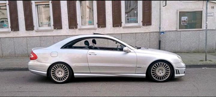 Gebraucht Mercedes CLK500 AMG 306 PS (225 kW) 2004 Silber Coupé