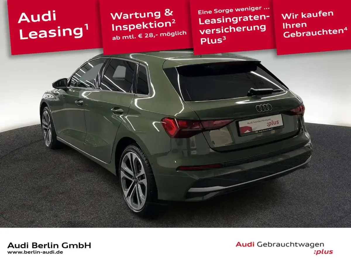 Gebraucht Audi A3 Advanced 204 PS (150 kW) 2025 Distriktgrün metallic Kombi