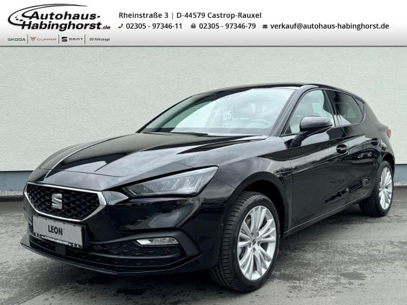 Gebraucht Seat Leon Style 110 PS (80 kW) 2024 Midnight schwarz (metallic) Limousine