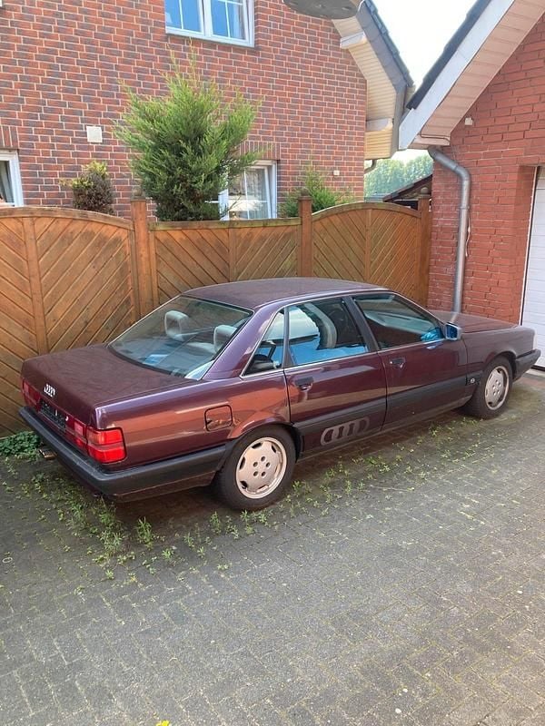 Rot Gebraucht 1990 Audi 100 Sport Limousine | 6.650 € - Bild 1/4