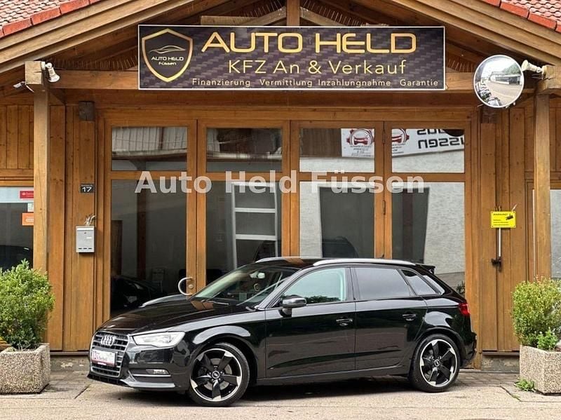 Schwarz Gebraucht 2015 Audi A3 Sportback Ambition Limousine | 13.490 € (Fairer Preis) - Bild 1/4