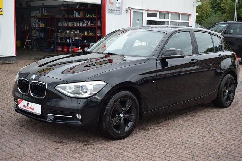 Schwarz Gebraucht 2013 BMW 118 Sport Line Kleinwagen | 6.490 € (Guter Preis) - Bild 1/4