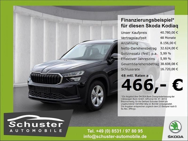 Schwarz Gebraucht 2025 Skoda Kodiaq Selection SUV | 40.780 € (Superpreis) - Bild 1/4