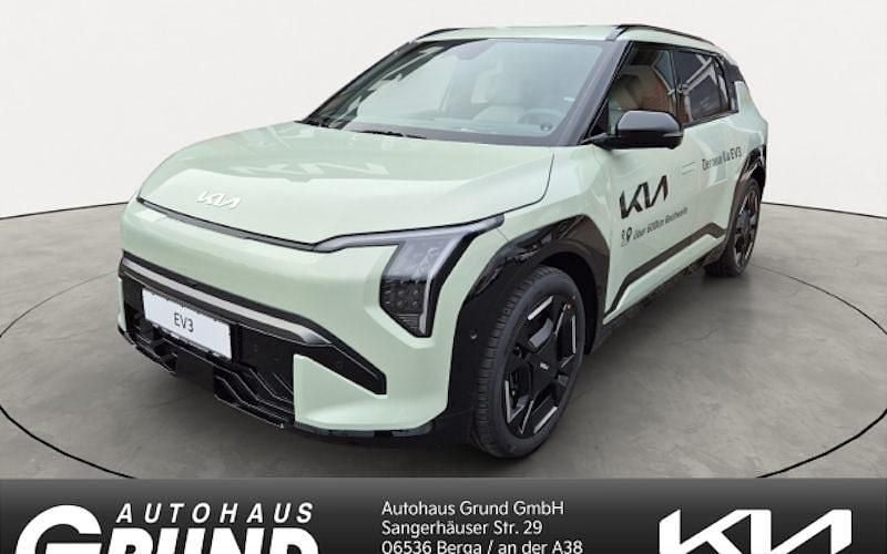 (ag3) aventurin grün met Gebraucht 2025 Kia EV3 4 SUV | 39.990 € (Fairer Preis) - Bild 1/4