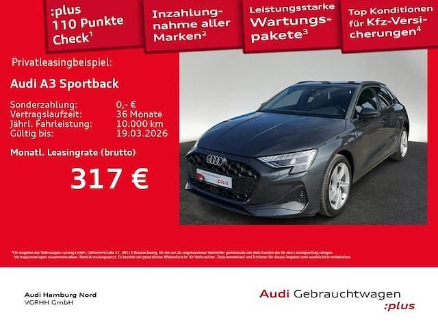 Gebraucht Audi A3 Sportback e-tron Ambiente 204 PS (150 kW) 2025 Manhattangrau metallic Kleinwagen