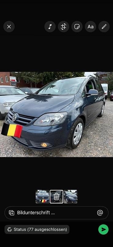 Gebraucht VW Golf Plus Cross 180 PS (132 kW) 2008 Blau Van / Kleinbus