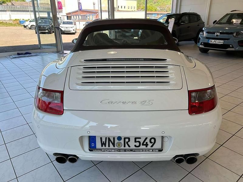 Gebraucht Porsche 911 Carrera 4S Cabriolet 381 PS (280 kW) 2007 Carraraweiß Cabrio