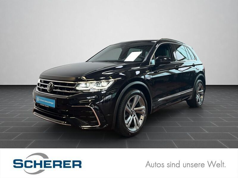 Schwarz Gebraucht 2021 VW Tiguan R-line SUV | 34.890 € (Fairer Preis) - Bild 1/4