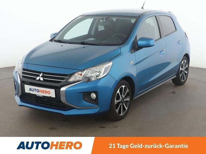 Blau Gebraucht 2021 Mitsubishi Space Star Edition+ Kleinwagen | 14.090 € (Fairer Preis) - Bild 1/3