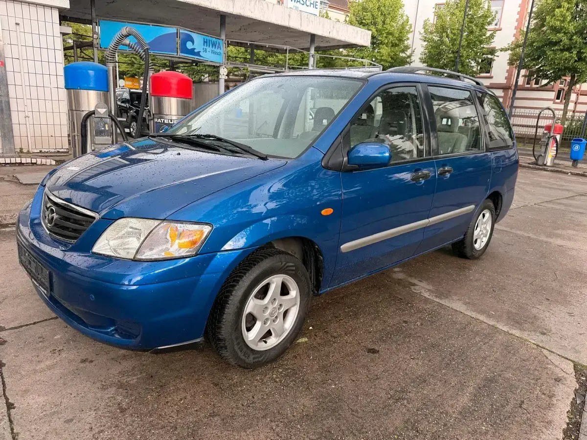 Gebraucht Mazda MPV 122 PS (89 kW) 2000 Blau Van / Kleinbus
