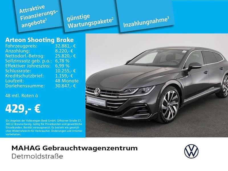 Grau Gebraucht 2022 VW Arteon R-line Limousine | 32.881 € (Fairer Preis) - Bild 1/2