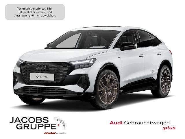 Gletscherweiß metallic Gebraucht 2025 Audi Q4 Sportback e-tron Ambiente SUV | 58.980 € - Bild 1/4